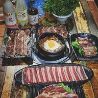 长白山 烧烤双人餐｜秘制黑猪五花肉+蟹肉（含素菜）