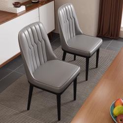 LISM 餐椅家用书桌椅轻奢餐厅凳子靠背椅 2把