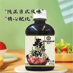 KIKKOMAN 日式寿喜锅调味汁400ml底料日式火锅底料烧汁酱油调味汁炒菜