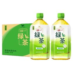 统一 绿茶/冰红茶1L*8瓶整箱批发新老包装多省包邮