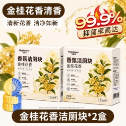 飞洁士 桂花香氛洁厕块洁厕宝厕所马桶清洁剂强效清洁凝胶持久留香