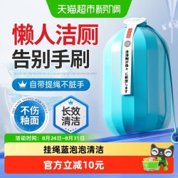 洁厕宝蓝泡泡马桶清洁剂洁厕灵厕所除臭去异味自动除污垢去黄去渍