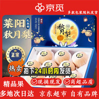 京觅 秋月梨 莱阳秋月梨 4.5斤