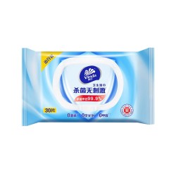 维达 便携杀菌湿巾30片1包