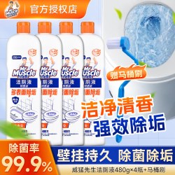 威猛先生 洁厕液马桶卫生间强力清洁剂除垢尿垢家用洗厕所除臭灵