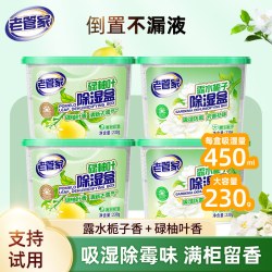 老管家 除湿盒干燥剂防潮防霉包室内宿舍强力氯化钙除湿剂衣柜香氛