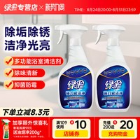 绿伞 强力瓷洁净660g*2瓶瓷砖清洁剂浴室卫生间地板砖清洗去污除垢