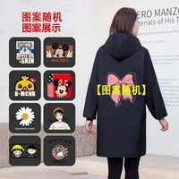 宣怡 成人防水加绒罩衣长袖工作服外穿大褂男女款家用厨房做饭围裙冬季