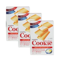 SANRITSU 日本进口零食小吃三立巧克力芝士抹茶夹心饼干组合情人节送女朋友