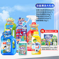 GLOBAL WAREHOUSE 家居清洁套装多功能浴室管道除霉清洁剂杀菌去味马桶洁厕液