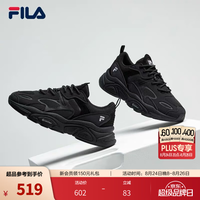 FILA HERITAGE RUNNING系列 女子跑鞋 F12W141116F-BK 黑色 36.5