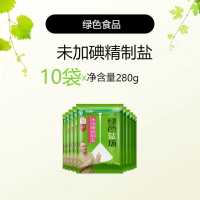 绿色盐场 精制未加碘食用盐家用280g