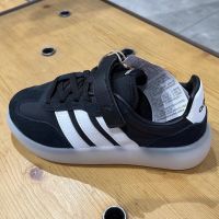adidas 休闲鞋舒适耐磨低帮童鞋运动鞋JR0767 D