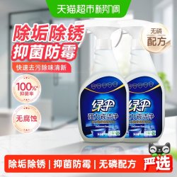 绿伞 瓷砖清洁剂卫生间浴室清洗剂660g*2瓶地砖地面玻璃除水垢