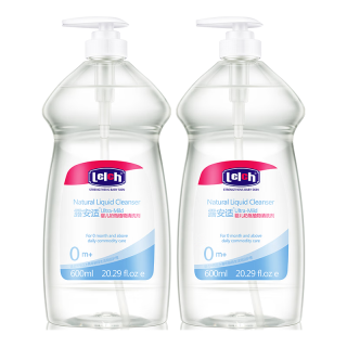 lelch 露安适 婴儿奶瓶植物清洗剂 600ml*2瓶