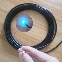 GJXBP 软质实心黑皮导光线 外径1.0mm*1米 塑料光纤