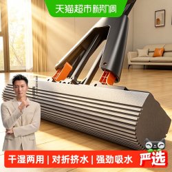 佳帮手 海绵拖把2026新款家用一拖净干湿两用吸水免手洗胶棉头拖布