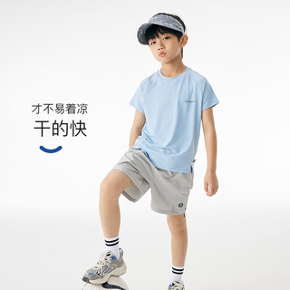 onmygame 速干 冰淇淋白 120cm 男童短袖T恤