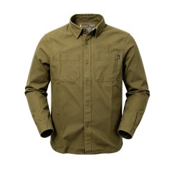 Timberland 户外男棉质舒适透气休闲翻领长袖衬衫外套|A2AV8