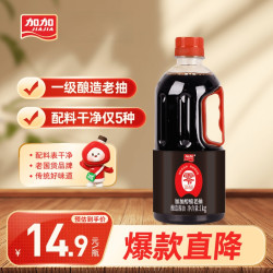 加加 零添加醇酿老抽 1kg 塑料瓶装