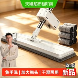 佳帮手 2026免手洗平板拖把新款家用一拖净干湿两用懒人拖布地神器