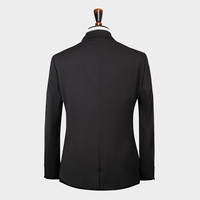 TRIES/才子 修身剪裁 黑色 M码 男士西服套装