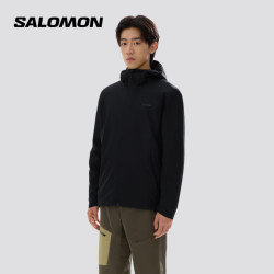 萨洛蒙 OUTSCAPE 2L JACKET SOL 防水透气 深黑色 M 冲锋衣