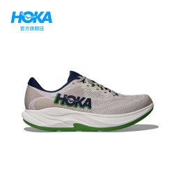 HOKA 男款夏季林康4公路跑步鞋RINCON 4 轻量防滑耐磨缓震舒适 浅烟灰/云雾灰 41