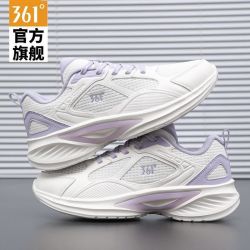 361° 秋冬新款女鞋2026新款透气运动休闲鞋防滑耐磨跑步鞋轻便舒适