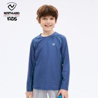 诺诗兰 儿童长袖速干T恤男童吸湿排汗户外运动训练服CO145145