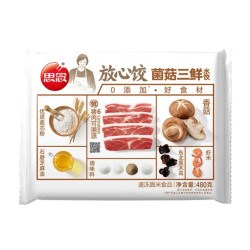 思念 放心饺菌菇三鲜水饺480g