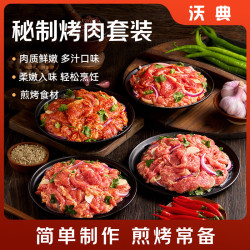 沃典 传统牛肉拌肉净重 1kg  川香味+孜然味+奥尔良味+香辣味