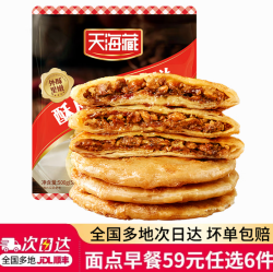 天海藏 烧麦（任选6件）牛肉馅饼500g*1袋