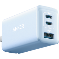 Anker 安克 A2332 手机充电器 双Type-C/USB-A 65W 冰晶蓝