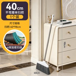 利临 加长扫把簸箕套装家用加大捎把庭院专用扫商用扫帚加厚卫生间客厅