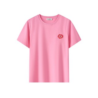 Marc O'Polo MOP夏季新款纯棉胸前绣花圆领透气T恤女士