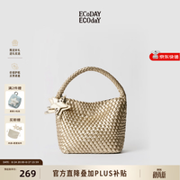 ECODAY 大容量 女士托特包  香槟色 中包