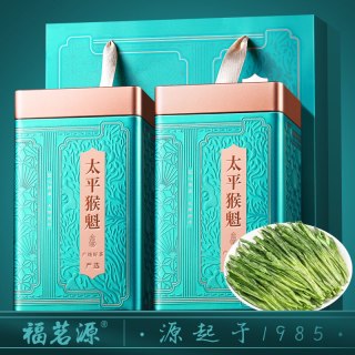 88VIP：福茗源 茶叶绿茶太平猴魁250g2024雨前特级新茶手工猴魁礼盒