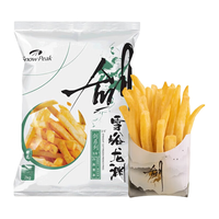 雪川食品 龙渊粗薯-轻裹粉 500g 袋装 冷冻薯条