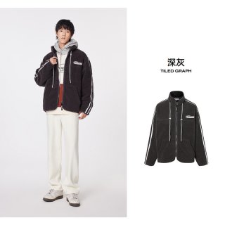 移动端：美特斯邦威 棉服外套男士秋冬时尚休闲舒适立领拼接短款梭织褛上装
