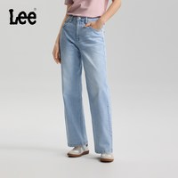 移动端、88VIP：Lee 428懒懒裤舒适高腰直脚女牛仔裤潮LWB10042820