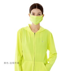 后益 张钧甯明星同款经典长袖连帽防晒衣外套冰感透气运动女