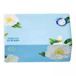聪妈 山茶花语抽纸巾4层加厚300张餐面巾纸擦手卫生纸家用实惠装