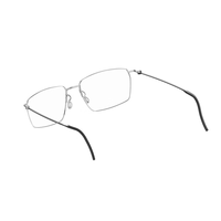 LINDBERG 林德伯格 thintanium系列 5509 男士纯钛眼镜框架 T850/P10亮银