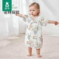 欧孕 新生儿衣服宝宝春装新款婴幼儿连体衣棉长袖早春和尚服哈衣