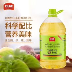 长康 5L野山茶籽香调和油营养均衡高烟点少油烟家庭健康理想选择
