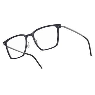 LINDBERG 林德伯格 n.o.w titanium系列 6554 男士眼镜框架 C06/10(亮黑/银灰色)