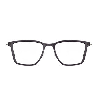 LINDBERG 林德伯格 n.o.w titanium系列 6554 男士眼镜框架 C06/10(亮黑/银灰色)