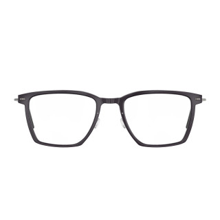 LINDBERG 林德伯格 n.o.w titanium系列 6554 男士眼镜框架 C06/10(亮黑/银灰色)