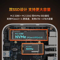 好价！AMD锐龙R5-6600H迷你主机 自带12G DDR5内存